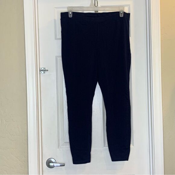 Dress Barn Sunday Navy Cropped Leggings Size XL - Picture 7 of 8
